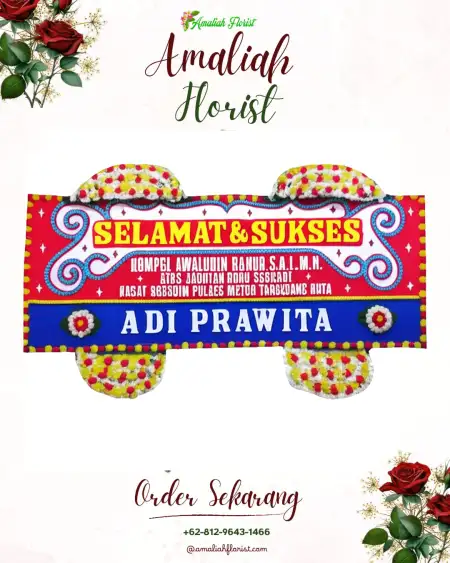 Papan Bunga Ucapan Selamat Sawahgede